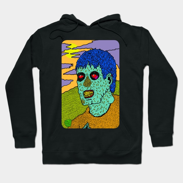 Zombie Guy Hoodie by Pop Wasteland